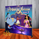 Aladdin Princess Jasmine - Arabian Theme Backdrop for Birthday Party Printed & Shipped!