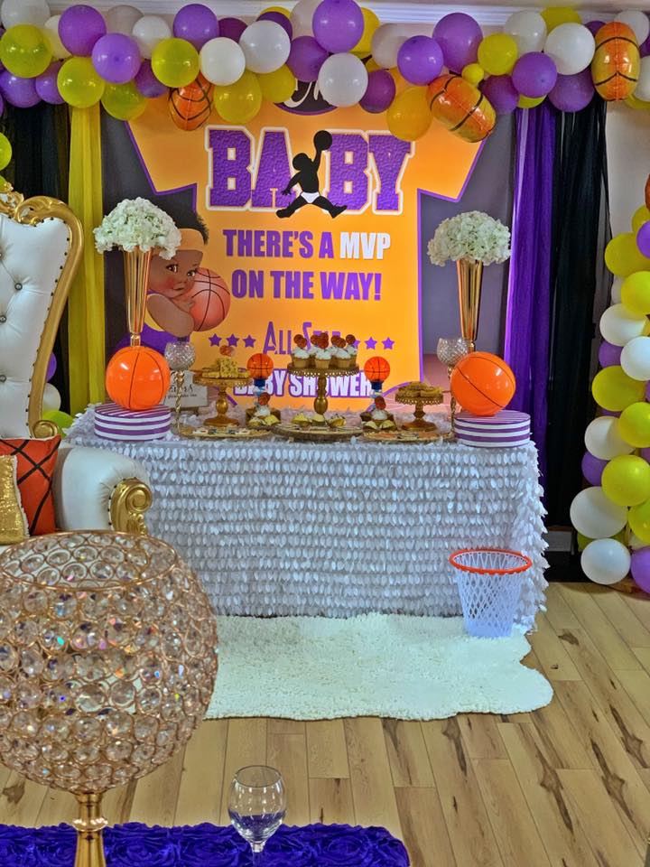 Another lakers backdrop with a - Blush Creative Events