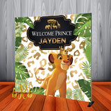 Lion King Safari Backdrop for Baby Shower, Birthday Party Personalized - Printed & Shipped!