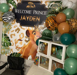 Lion King Safari Backdrop for Baby Shower, Birthday Party Personalized - Printed & Shipped!