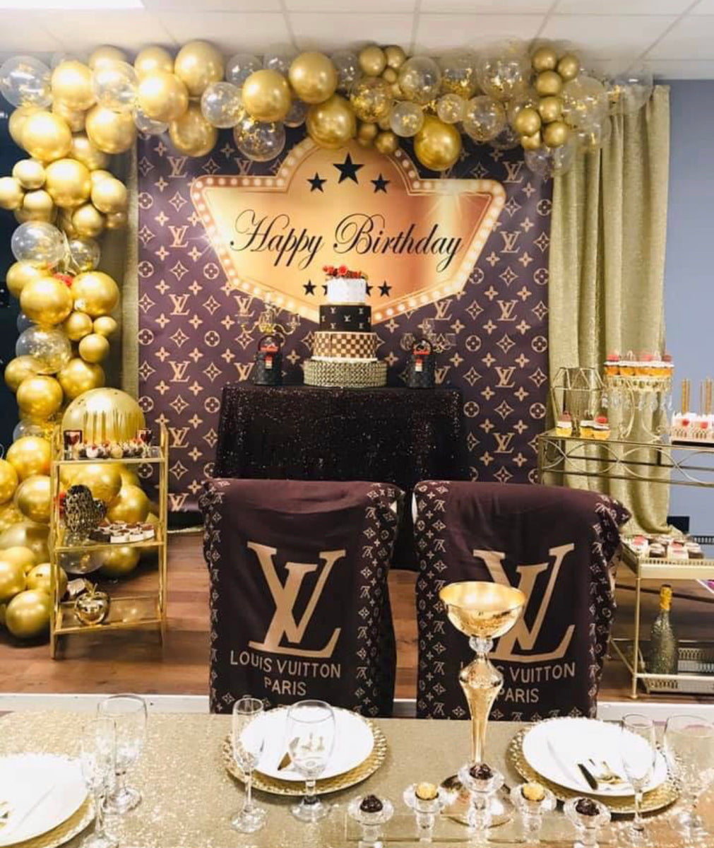 Louis Vuitton inspired Backdrop from everybanners - 1000+ templates