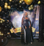 Classic Step and Repeat Crown Backdrop - Designed, Printed & Shipped!
