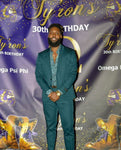 Omega Psi Phi Step and Repeat Backdrop - Designed, Printed & Shipped!