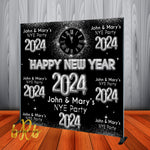 New Year's Eve Party 2024 Backdrop Personalized Step & Repeat - Printed & Shipped!