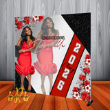 High School or University Photo Graduation Backdrop Personalized - Printed & Shipped!