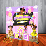 Gracie's Corner One Year Party Backdrop Personalized Step & Repeat - Printed & Shipped!