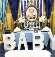 Teddy Bear Backdrop Personalized Step & Repeat - Designed, Printed & Shipped!
