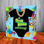 Fresh Prince Baby Shower, Birthday Backdrop Personalized - Designed, Printed & Shipped!