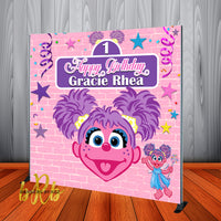Abby Cadabby Birthday Party  Backdrop Personalized Step & Repeat - Designed, Printed & Shipped!