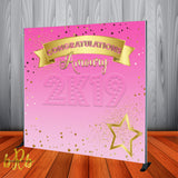 Congratulations Graduation Backdrop - Personalized - Step & Repeat - Designed, Printed & Shipped!