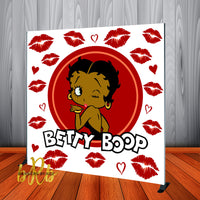Black Betty Boop theme Backdrop - Designed, Printed & Shipped!