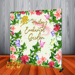 Enchanted Garden Fairy Princess Party Backdrop - Designed, Printed & Shipped!