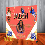 Graduation Photo Collage Backdrop Personalized - Step & Repeat - Up to 4 photos - Printed & Shipped!