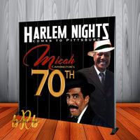 Harlem Nights Backdrop - Step & Repeat - Designed, Printed & Shipped!