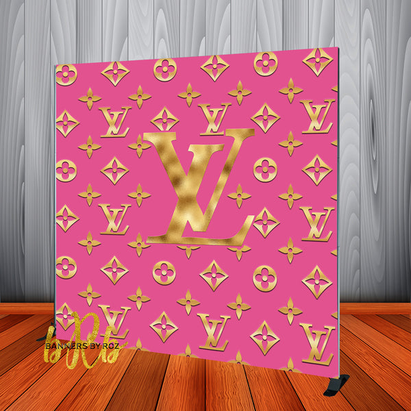 Louis V White inspired Backdrop - Step & Repeat - Designed, Printed &  Shipped!