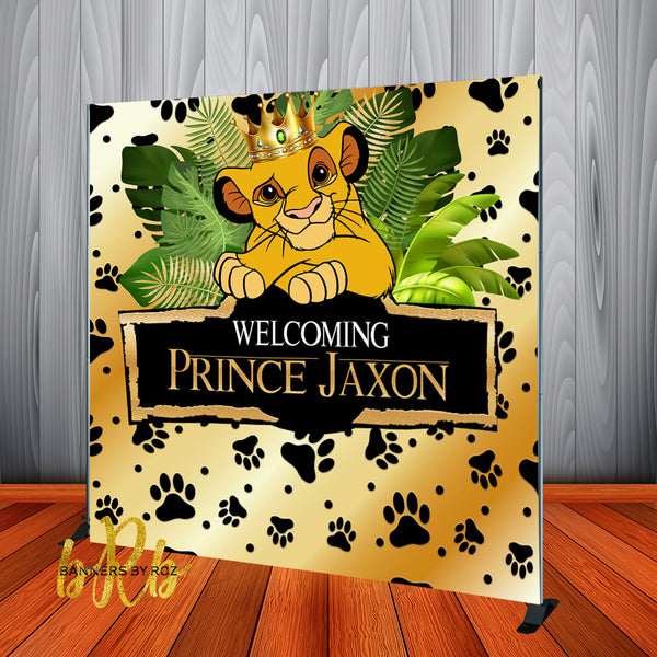 Lion King Safari Backdrop - Baby Shower, Birthday Personalized - Printed & Shipped!