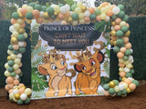 Safari theme Gender Reveal Backdrop for Baby Shower Personalized - Designed, Printed & Shipped!