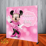 Minnie Mouse Birthday Backdrop Personalized Step & Repeat - Designed, Printed & Shipped!
