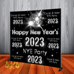 New Year's Eve Party 2022 Backdrop Personalized Step & Repeat - Designed, Printed & Shipped!