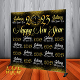New Year's Eve Party 2024 Backdrop Personalized Step & Repeat - Designed, Printed & Shipped!
