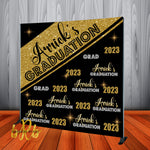 Graduation Backdrop - Personalized - Step & Repeat - Designed, Printed & Shipped!