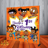 Rugrats African American Gucci Birthday Backdrop Personalized - Designed, Printed & Shipped!