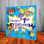 Rugrats Birthday Backdrop Personalized - Designed, Printed & Shipped!