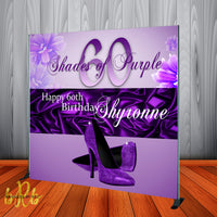 Shades of Purple theme backdrop - Step & Repeat - Designed, Printed & Shipped!