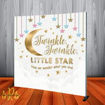Twinkle Twinkle Little Star Backdrop Personalized Step & Repeat - Designed, Printed & Shipped!