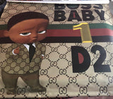 Boss Baby Gucci Boy Backdrop Africa American Personalized Printed & Shipped!