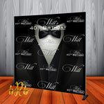 Classic Man Backdrop - Step & Repeat - Designed, Printed & Shipped!