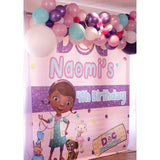 Doc McStuffins Party Backdrop Personalized Step & Repeat - Designed, Printed & Shipped!