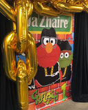 Hip Hop Sesame Street Birthday Party Backdrop Personalized Printed & Shipped!