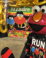 Hip Hop Sesame Street Birthday Party Backdrop Personalized Printed & Shipped!