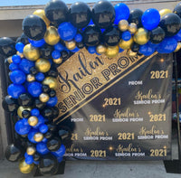 Graduation Backdrop - Personalized - Step & Repeat - Designed, Printed & Shipped!