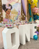 Princess Unicorn Party Backdrop Personalized Step & Repeat - Designed, Printed & Shipped!