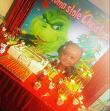 The Grinch that Stole Christmas - Photo Backdrop Personalized - Designed, Printed & Shipped!