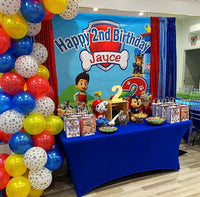 Paw Patrol Birthday Backdrop Personalized Step & Repeat - Designed, Printed & Shipped!