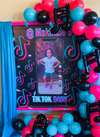 Tik Tok Photo iPhone Backdrop Personalized, Printed & Shipped!