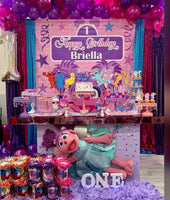 Abby Cadabby Birthday Party  Backdrop Personalized Step & Repeat - Designed, Printed & Shipped!