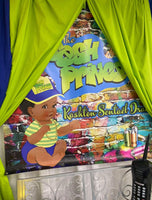 Fresh Prince Backdrop for Baby Shower - Personalized Step & Repeat - Designed, Printed & Shipped!