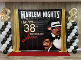 Harlem Nights Backdrop - Step & Repeat - Designed, Printed & Shipped!