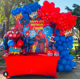 Spiderman Birthday Party Backdrop Personalized Step & Repeat - Designed, Printed & Shipped!