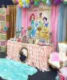 Disney Princess Party Backdrop Personalized Step & Repeat - Designed, Printed & Shipped!